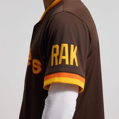 San Diego Padres Nike Cooperstown Collection Limited Jersey - Brown