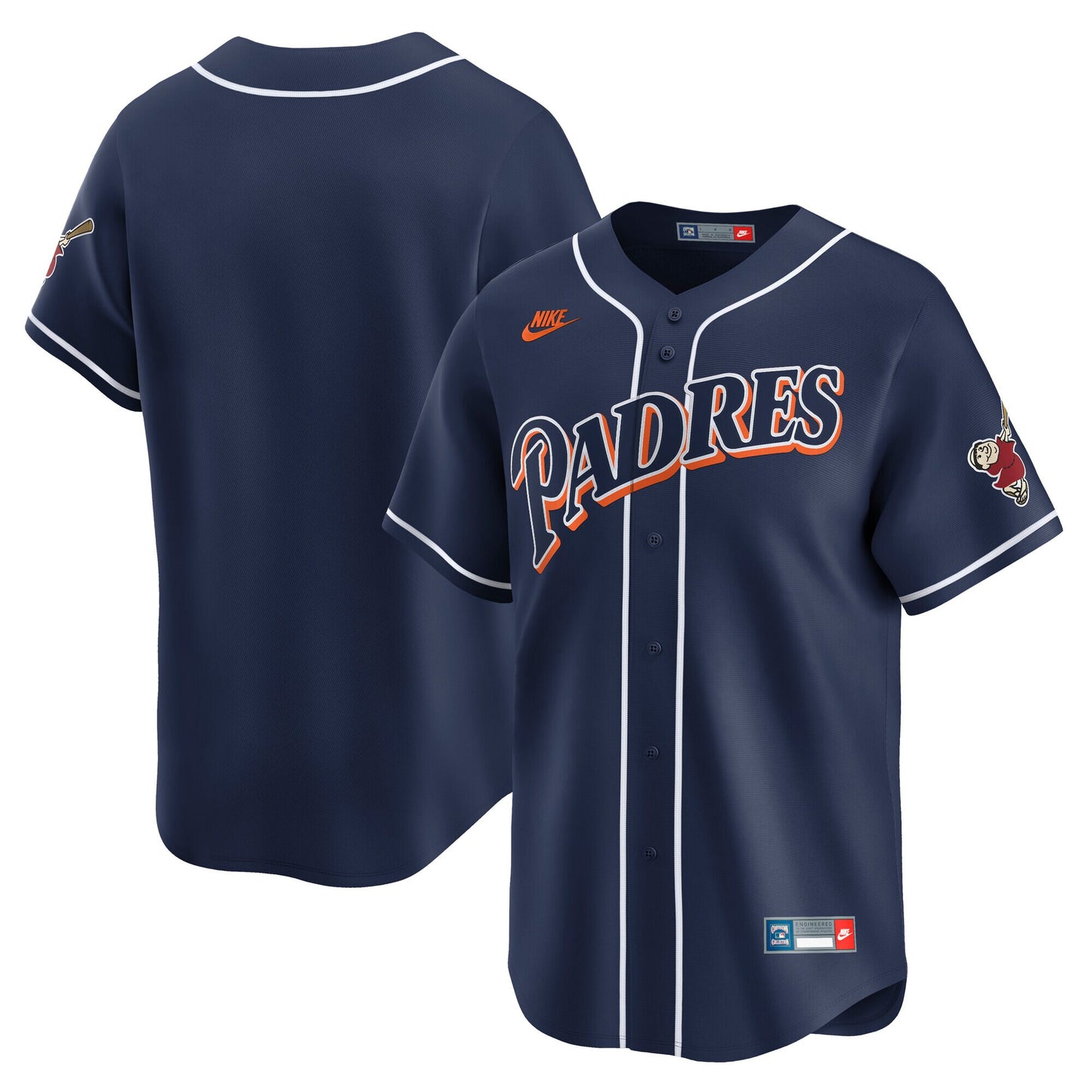 San Diego Padres Nike Cooperstown Collection Limited Jersey - Navy