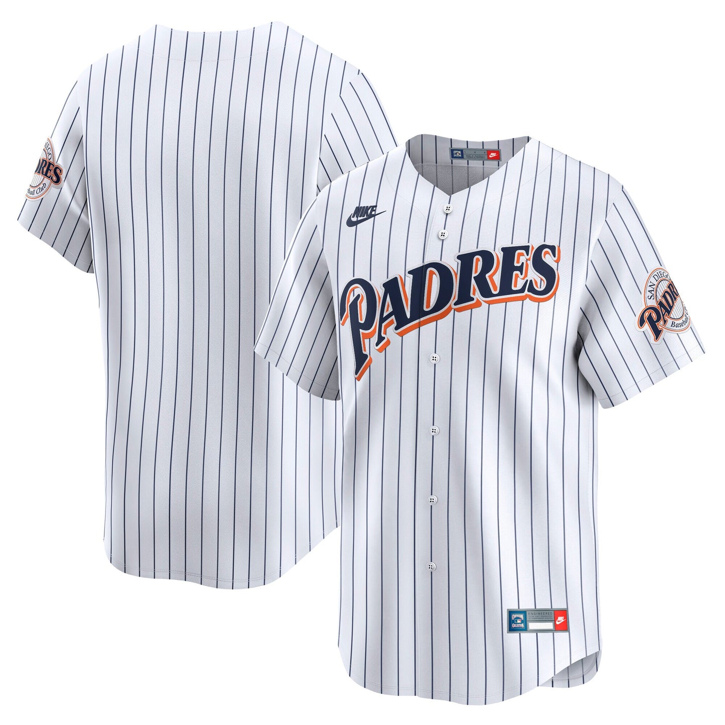 San Diego Padres Nike Cooperstown Collection Limited Jersey - White