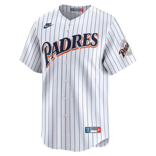 San Diego Padres Nike Cooperstown Collection Limited Jersey - White