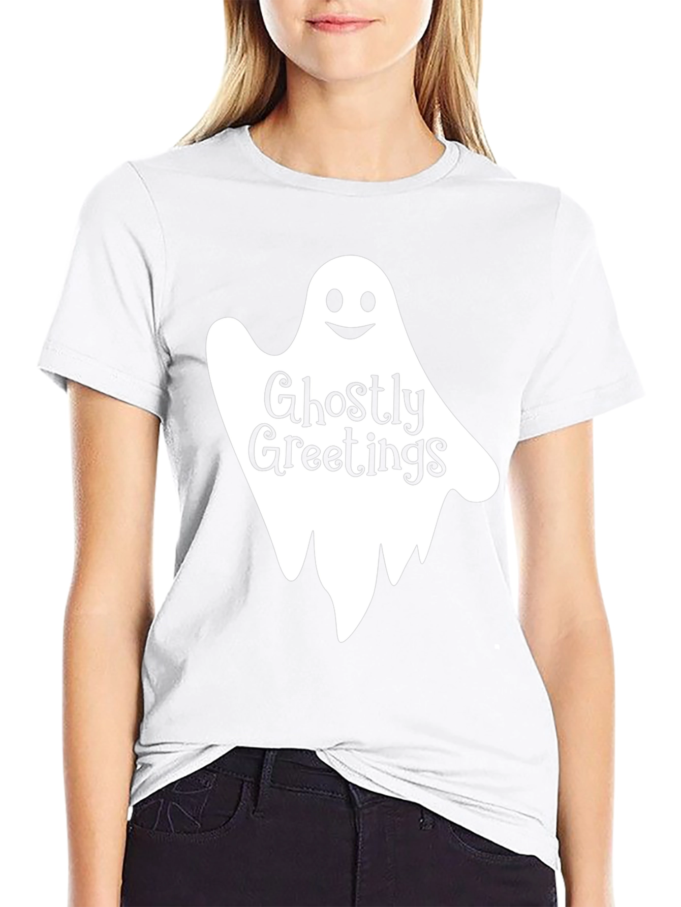 Ghostly Greetings Halloween T-Shirt