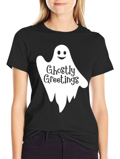 Ghostly Greetings Halloween T-Shirt