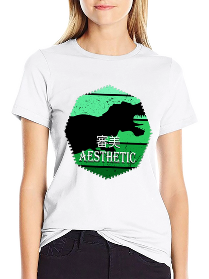 Aesthetic Dinosaur Graphic Tee