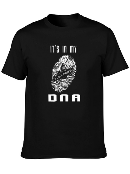 Longboard DNA T-Shirt - Black Graphic Tee