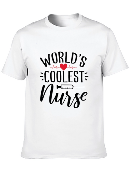 Worlds Coolest Nurse Graphic Tee - Black
