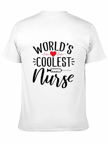 Worlds Coolest Nurse Graphic Tee - Black