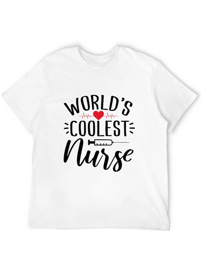 Worlds Coolest Nurse Graphic Tee - Black