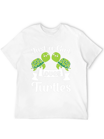 Just a Girl Loves Turtles T-Shirt