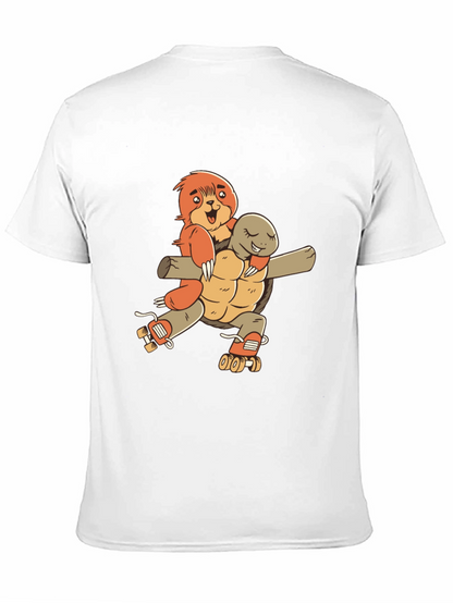 Sloth & Turtle Roller Skate T-Shirt