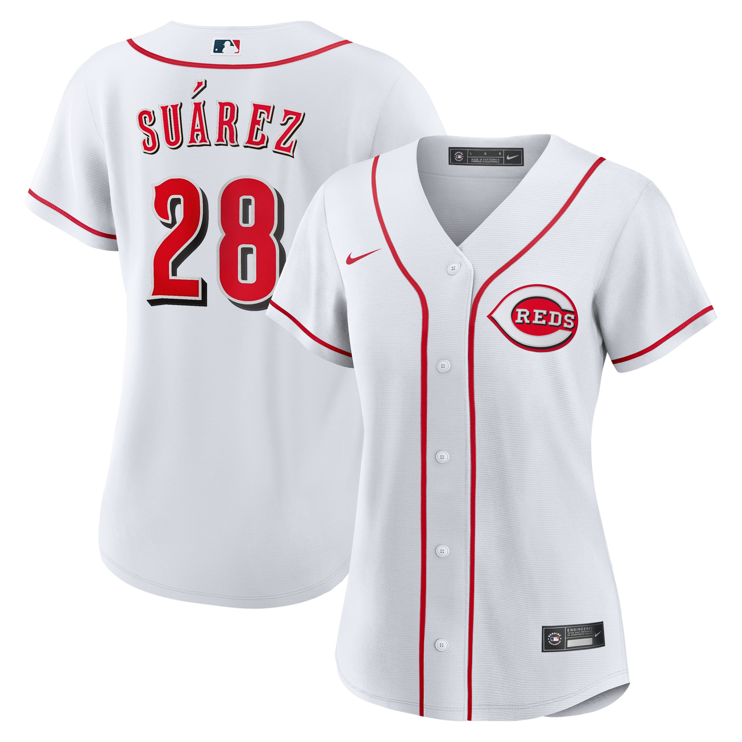 Eugenio Suárez Cincinnati Reds Nike Women's Home Replica Jersey - White