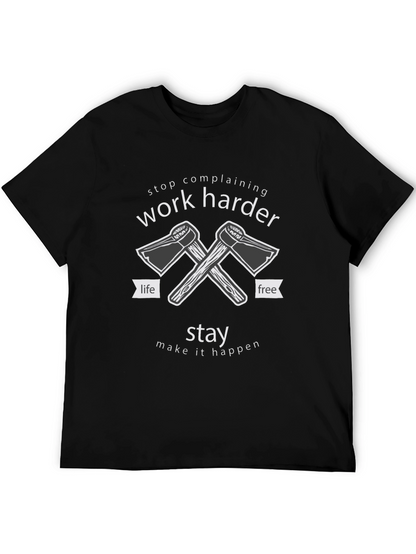 Work Harder Graphic Tee - Stay Motivated