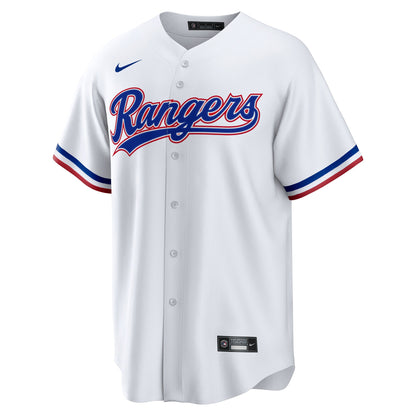 Evan Carter Texas Rangers Nike Home Replica Jersey - White