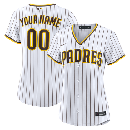 San Diego Padres Nike Women's Home Replica Custom Jersey - White