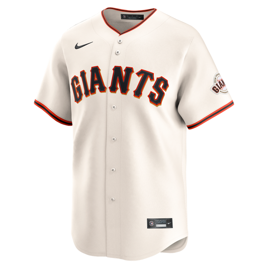 San Francisco Giants Nike Home Limited Jersey - Cream