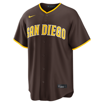 Fernando Tatis Jr. San Diego Padres Nike Road Replica Jersey - Brown
