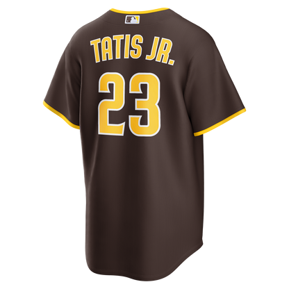 Fernando Tatis Jr. San Diego Padres Nike Road Replica Jersey - Brown