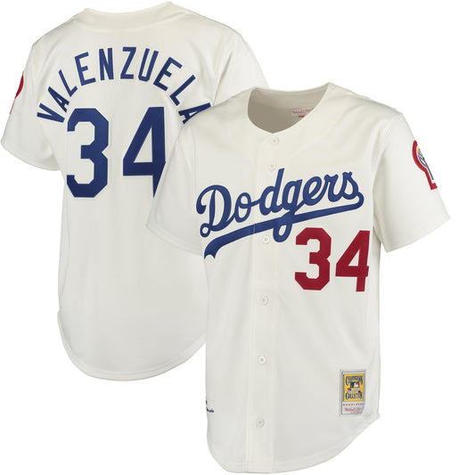 Fernando Valenzuela Los Angeles Dodgers Mitchell &amp;amp; Ness Authentic Jersey - White