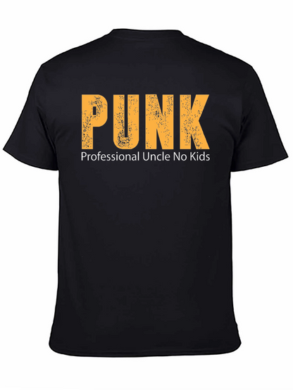 Punk Professional Uncle No Kids Graphic T-Shirt