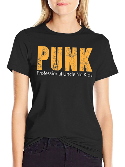 Punk Professional Uncle No Kids Graphic T-Shirt
