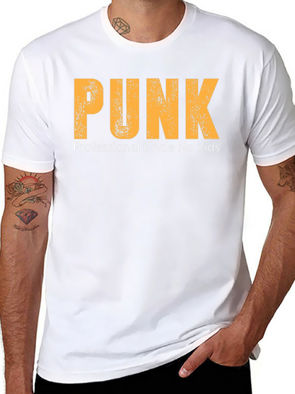 Punk Professional Uncle No Kids Graphic T-Shirt