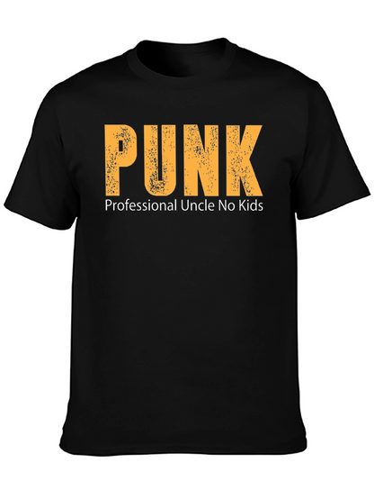 Punk Professional Uncle No Kids Graphic T-Shirt