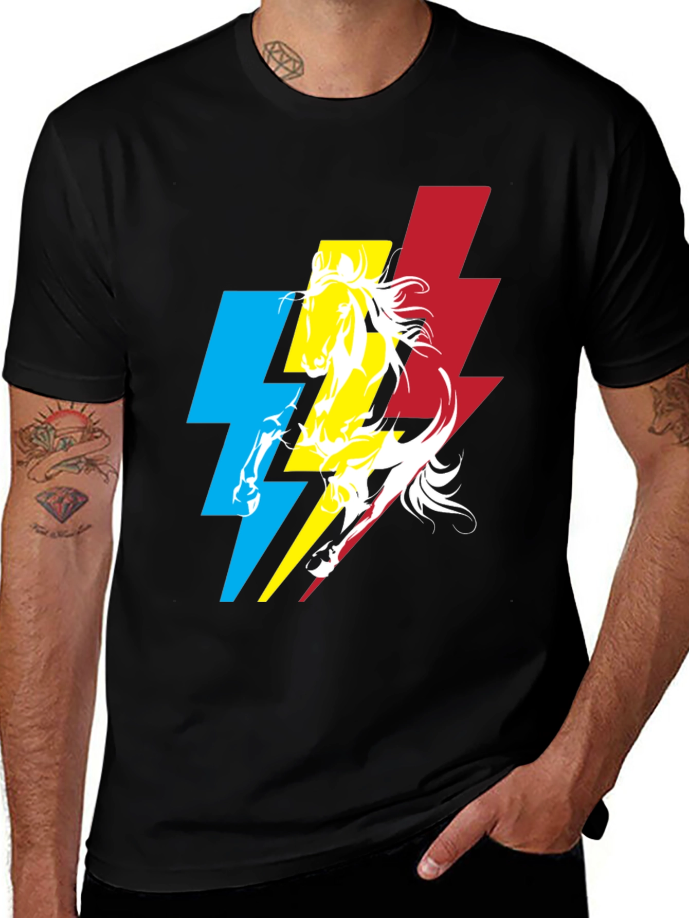 Lightning Horse Graphic Tee
