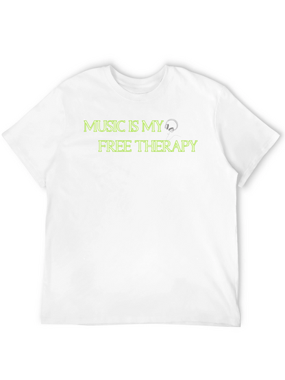 Music is My Free Therapy Graphic Tee