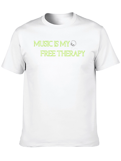 Music is My Free Therapy Graphic Tee