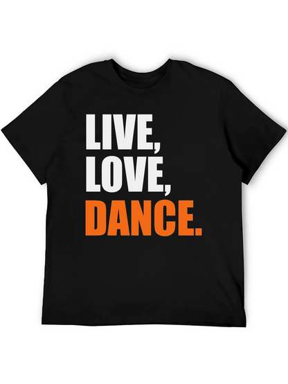 Live Love Dance Graphic Tee - Black