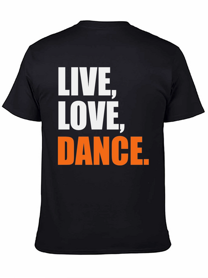 Live Love Dance Graphic Tee - Black