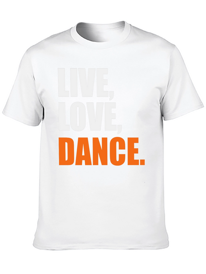 Live Love Dance Graphic Tee - Black