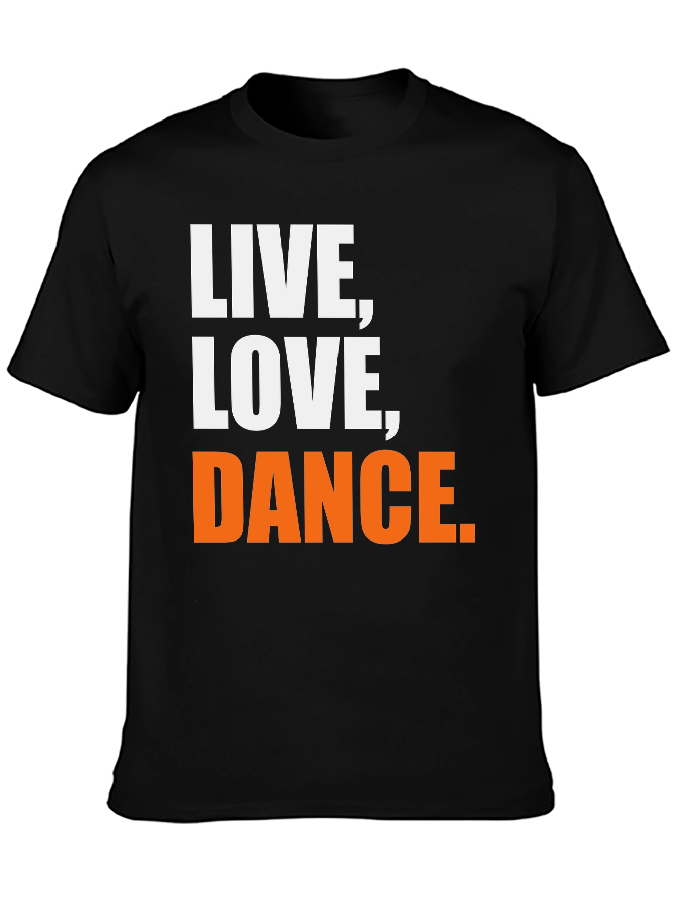 Live Love Dance Graphic Tee - Black