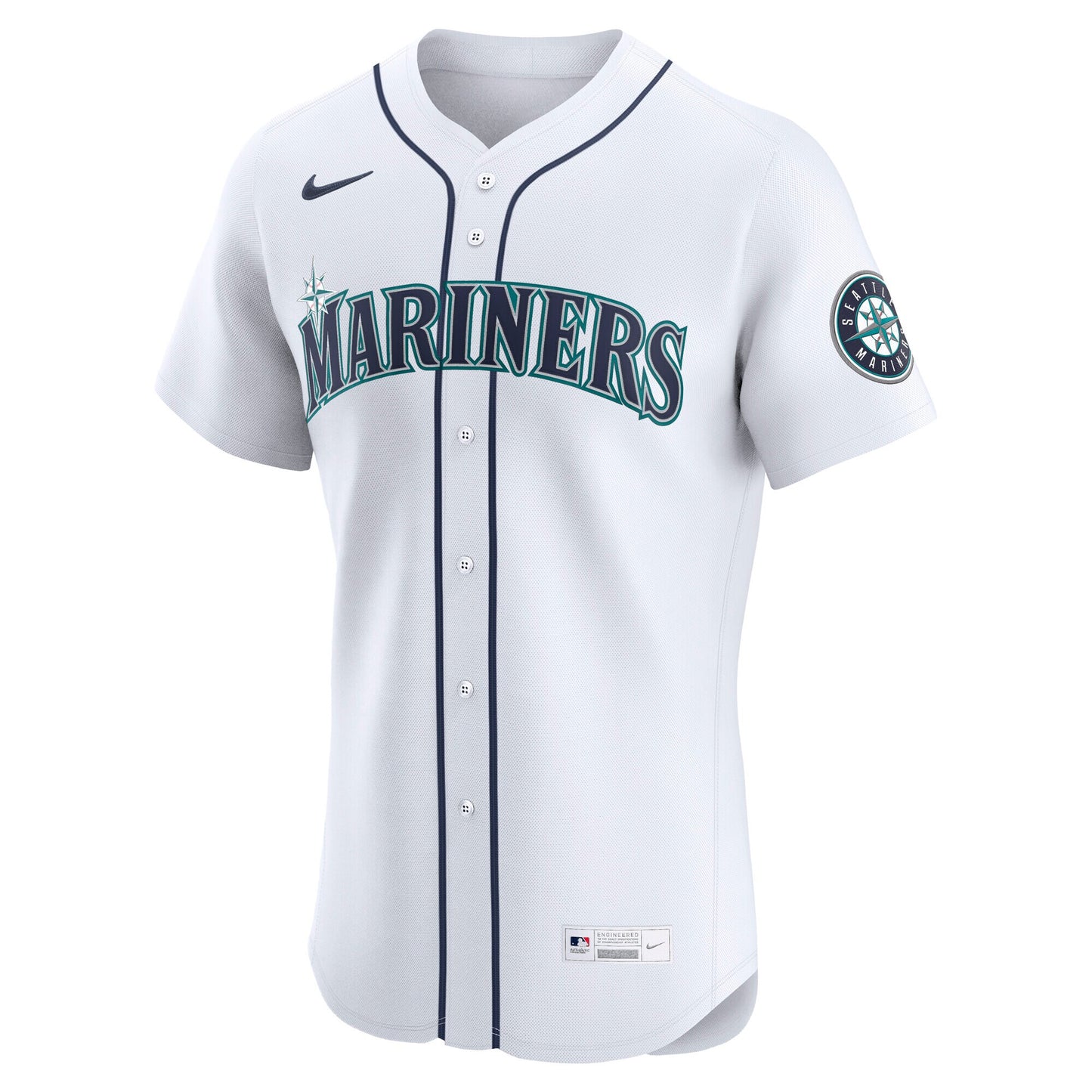 Seattle Mariners Nike Home Elite Jersey - White