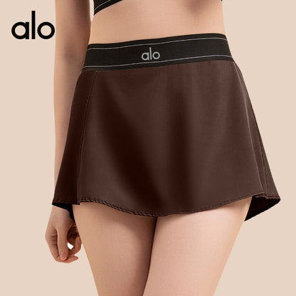 Aloyoga Back-Soothing Yoga Set - Color-Matched Tight-Fitting Sports Bra, Quick-Drying Fitness Shorts Set