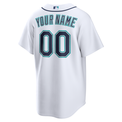 Seattle Mariners Nike Home Replica Custom Jersey - White