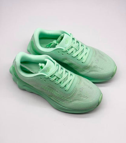 ALO running Light green shoes