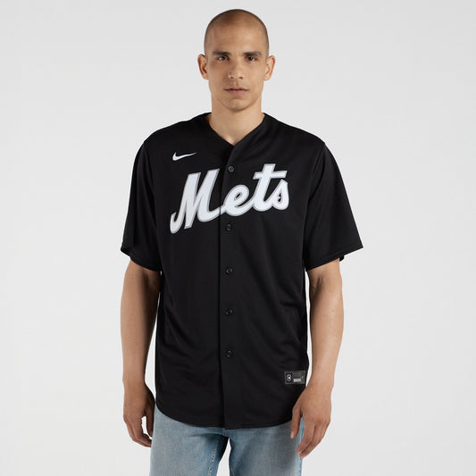 Francisco Lindor New York Mets Nike Replica Player Jersey - Black