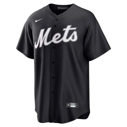 Francisco Lindor New York Mets Nike Replica Player Jersey - Black