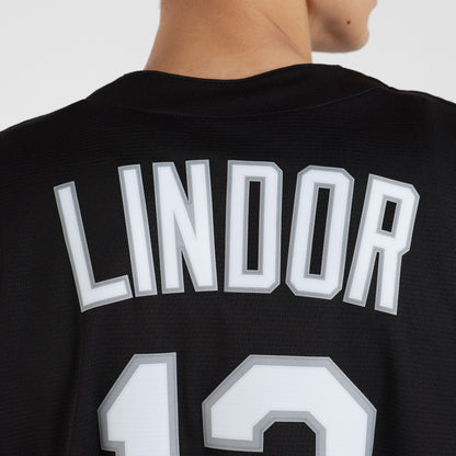 Francisco Lindor New York Mets Nike Replica Player Jersey - Black