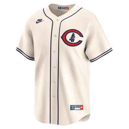 Seiya Suzuki Chicago Cubs Nike Throwback Cooperstown Collection Limited Jersey - Cream