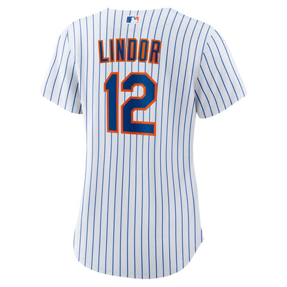 Francisco Lindor New York Mets Nike Women's Home Replica Player Jersey - White