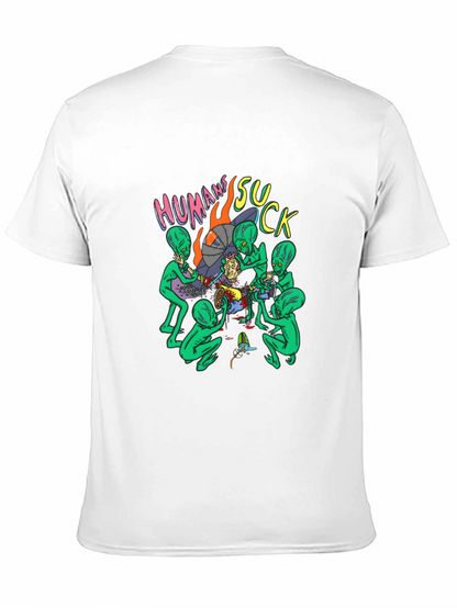 Humans Suck Alien Abduction Graphic Tee