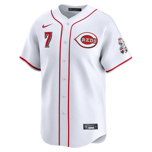 Spencer Steer Cincinnati Reds Nike Home Limited Player Jersey - White