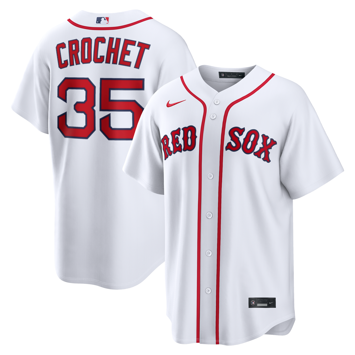 Garrett Crochet Boston Red Sox Nike Home Replica Jersey - White