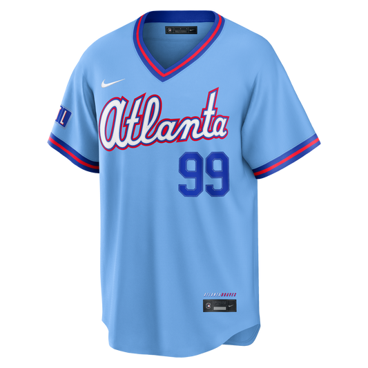 Spencer Strider Atlanta Braves Nike 2026 City Connect Stadium Jersey - Powder Blue