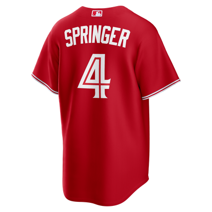 George Springer Toronto Blue Jays Nike Canada Day Replica Jersey - Red