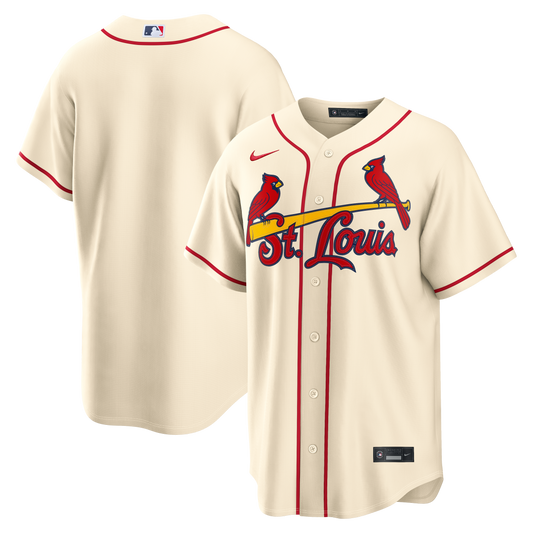 St. Louis Cardinals Nike Alternate Replica Jersey - Cream