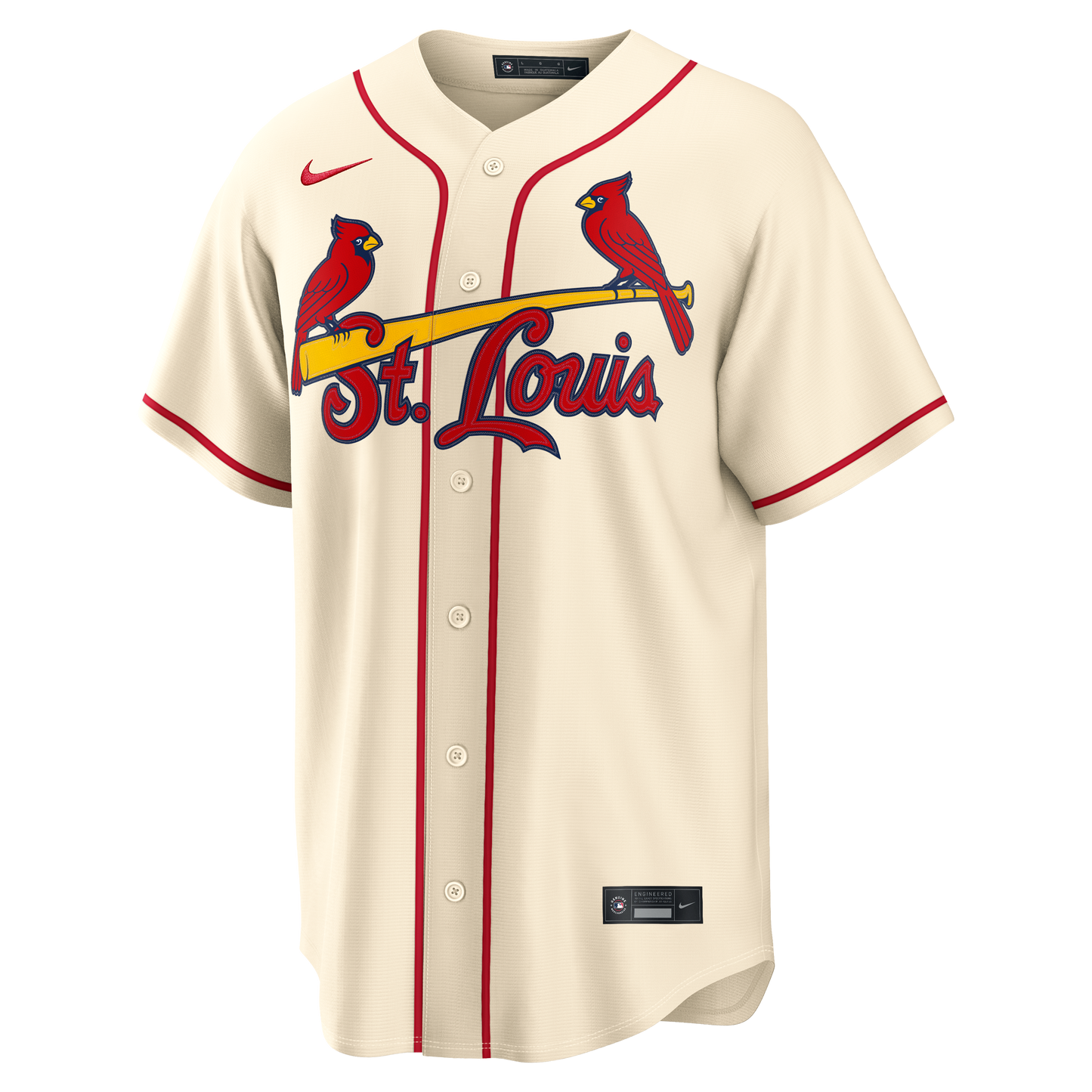 St. Louis Cardinals Nike Alternate Replica Jersey - Cream