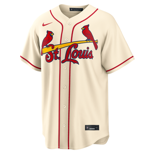 St. Louis Cardinals Nike Alternate Replica Jersey - Cream