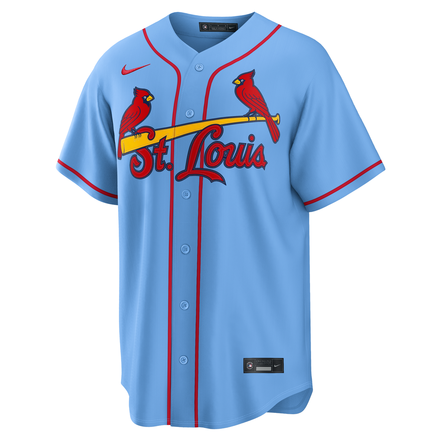 St. Louis Cardinals Nike Alternate Replica Jersey - Light Blue